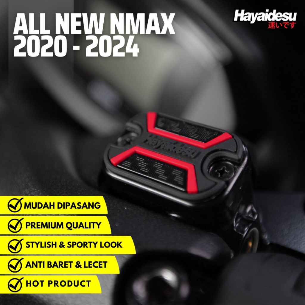 Hayaidesu All New NMAX 2020-2023 Brake Reservoir Cover Variasi Body Protector