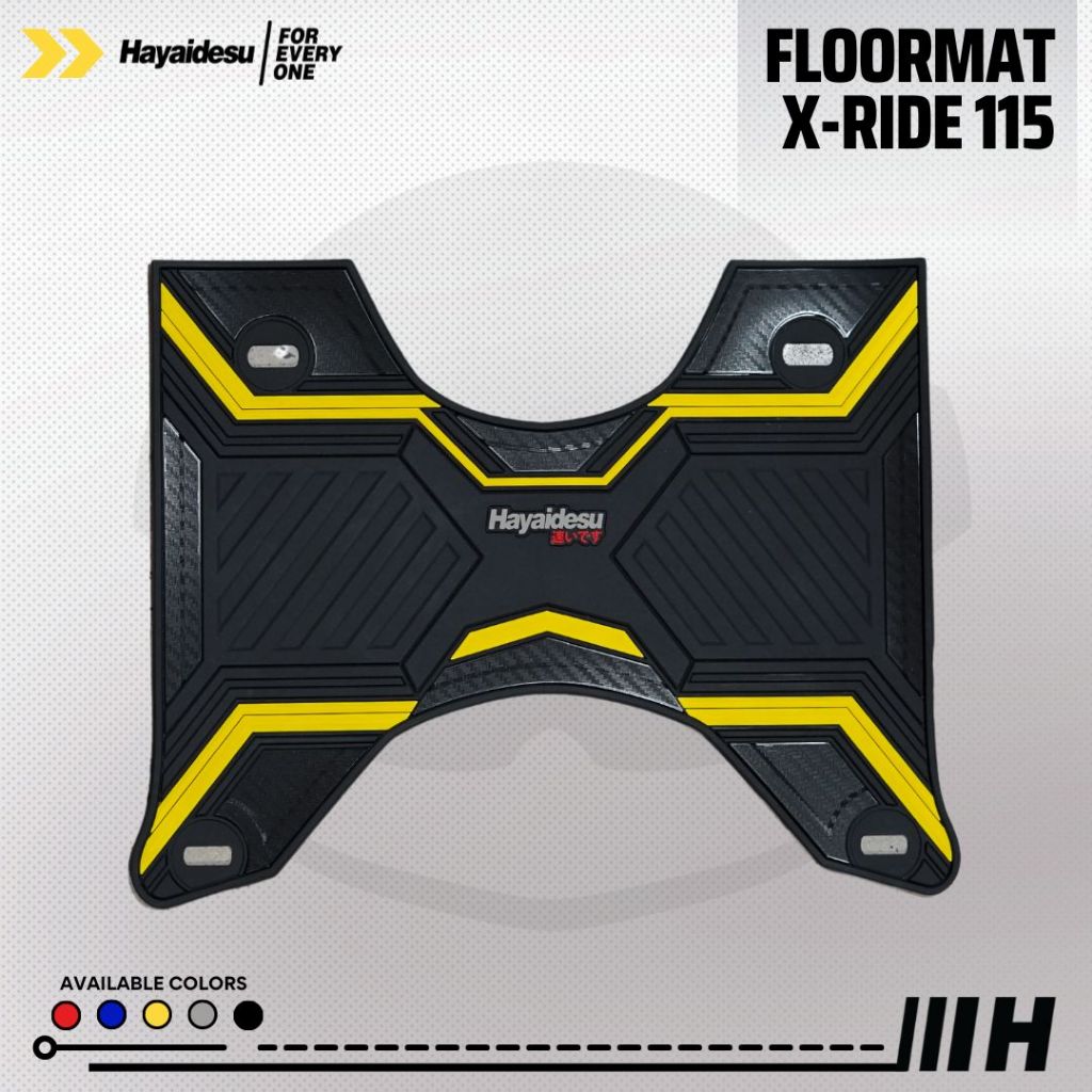 Hayaidesu Karpet Motor Floor Mat X-RIDE 115 - Premium Quality