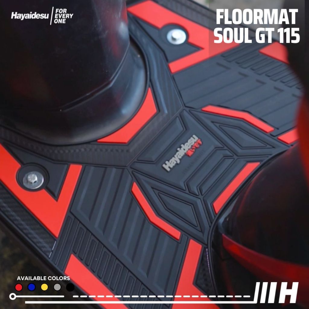 Hayaidesu Karpet Motor Floor Mat Mio Soul GT 115 - Premium Quality