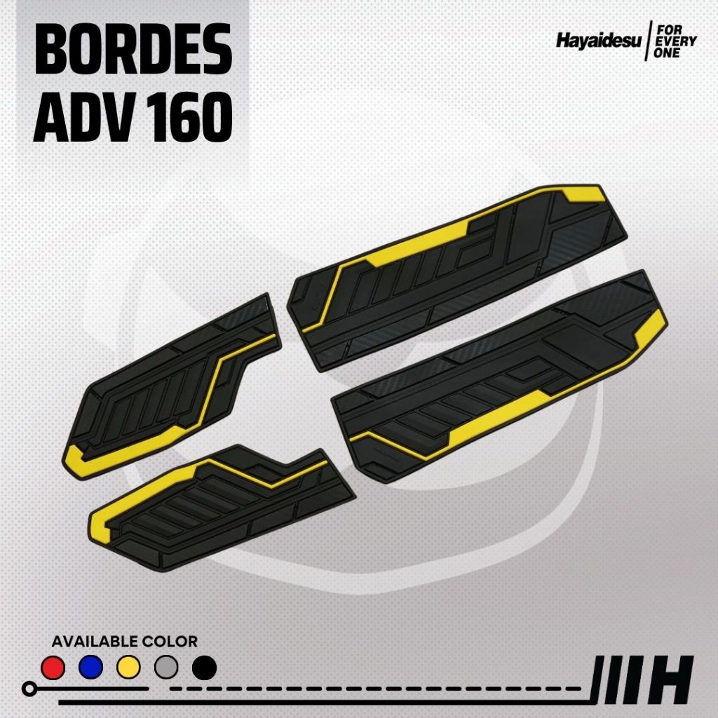 Hayaidesu Floor Step Boardrest Karpet Motor ADV 160 (2022-2025) Bordes -  Premium Quality