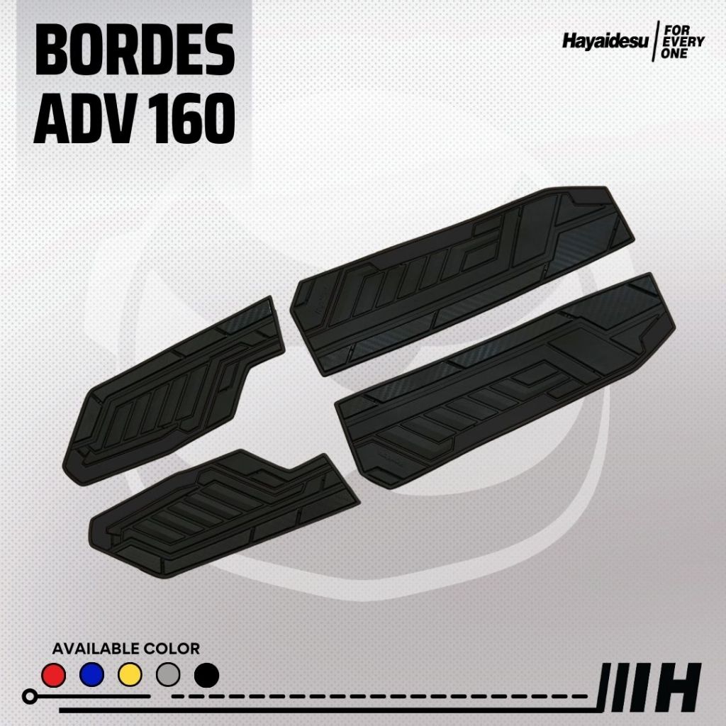 Hayaidesu Floor Step Boardrest Karpet Motor ADV 160 (2022-2025) Bordes -  Premium Quality