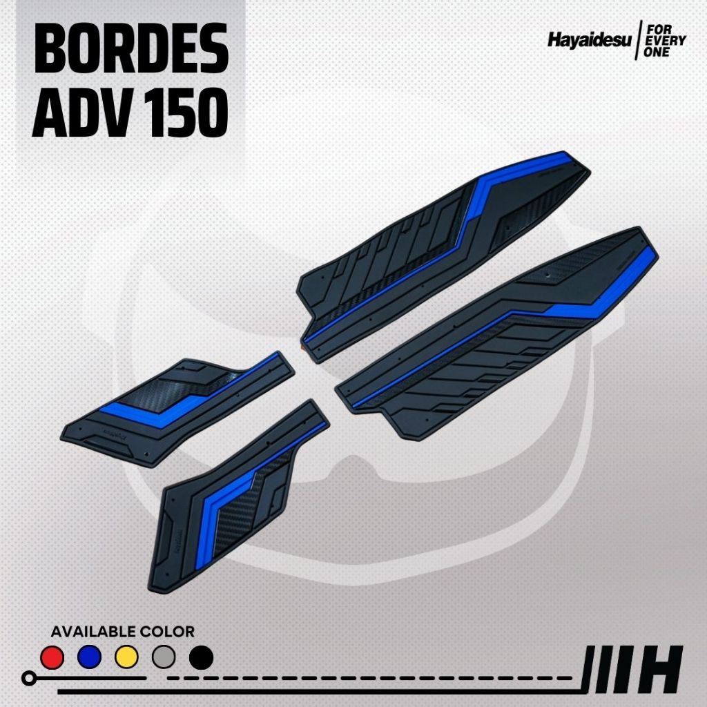 Hayaidesu ADV 150 Step Floor Boardrest Karpet Motor ADV 150 Bordes -  Premium Quality