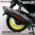 Hayaidesu AEROX Connected 2021-2024 Body Protector Muffler Knalpot Cover
