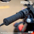 Hayaidesu Handgrip REBEL - Hand Grip Motor Klasik & Custom XSR,W175,Vulcan,Rebel,Enfield,Triumph,Benelli