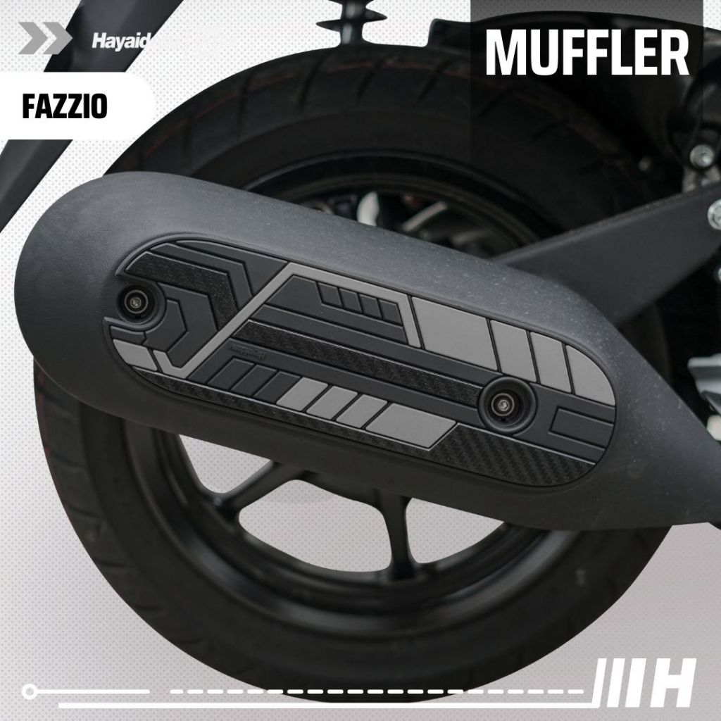 Hayaidesu Body Protector Fazzio Muffler Knalpot Cover