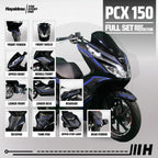Hayaidesu Full Set Body Protector Honda PCX 150 Aksesoris Decal Variasi Carbon Pelindung Body PCX150
