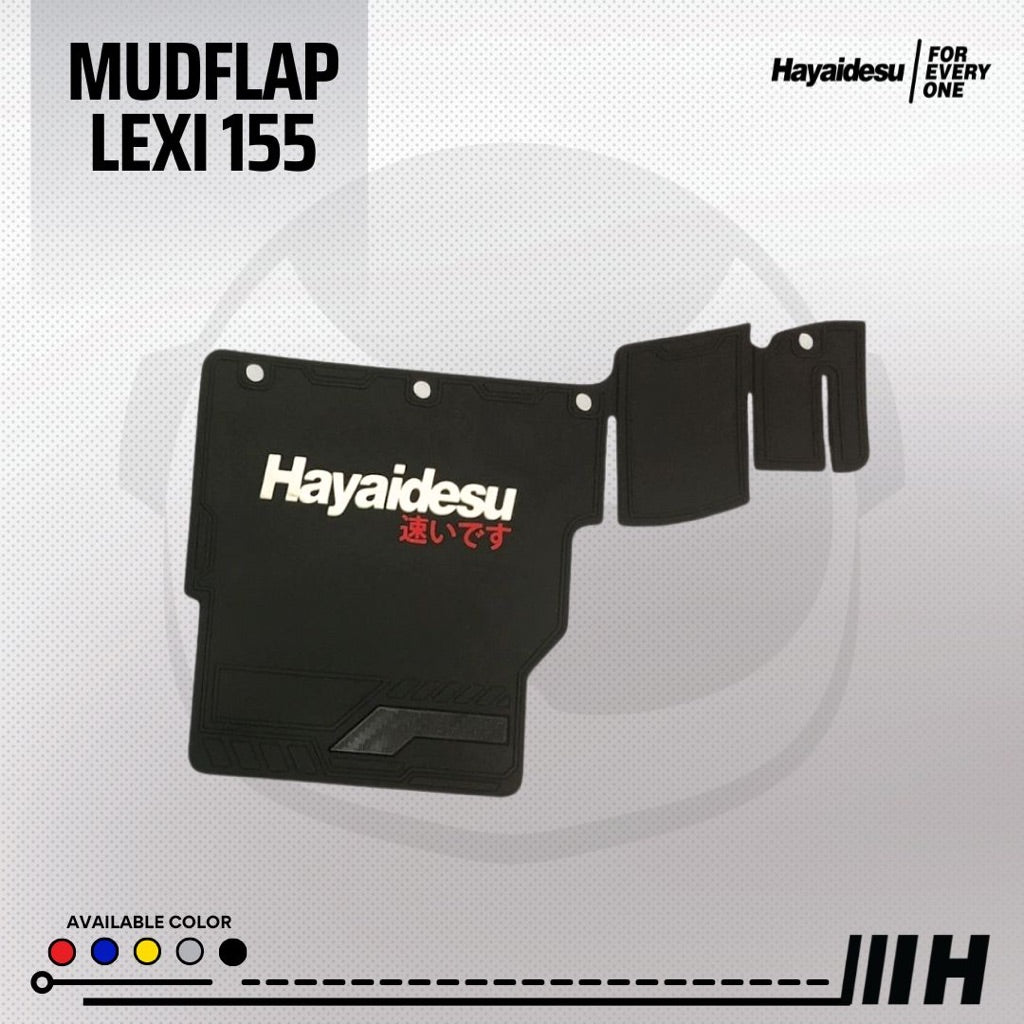 Hayaidesu Mud Flap LEXI LX 155 Penahan Lumpur Mudflap LEXI LX 155