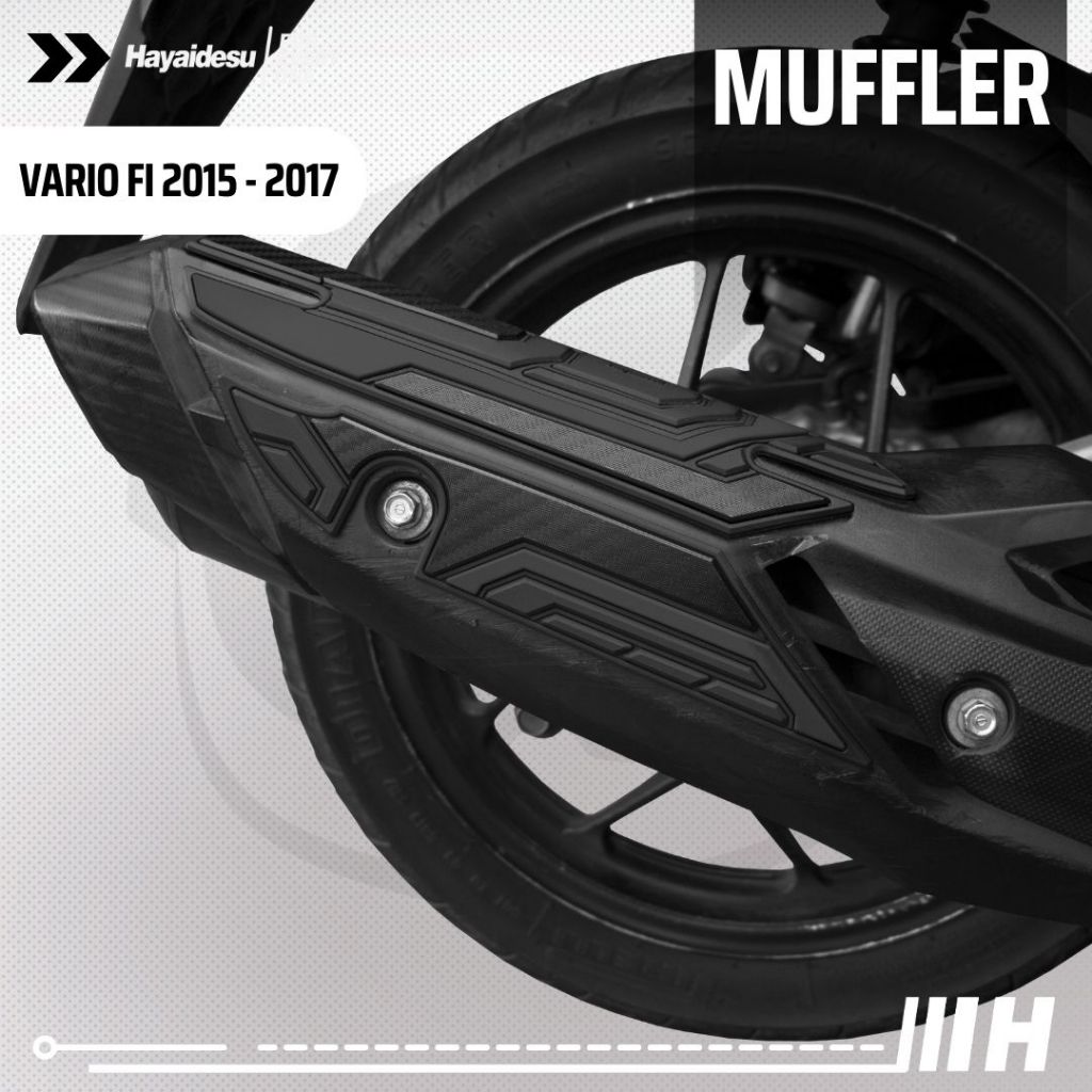 Hayaidesu Vario FI / Click 2015-2017 Body Protector Muffler Knalpot Cover