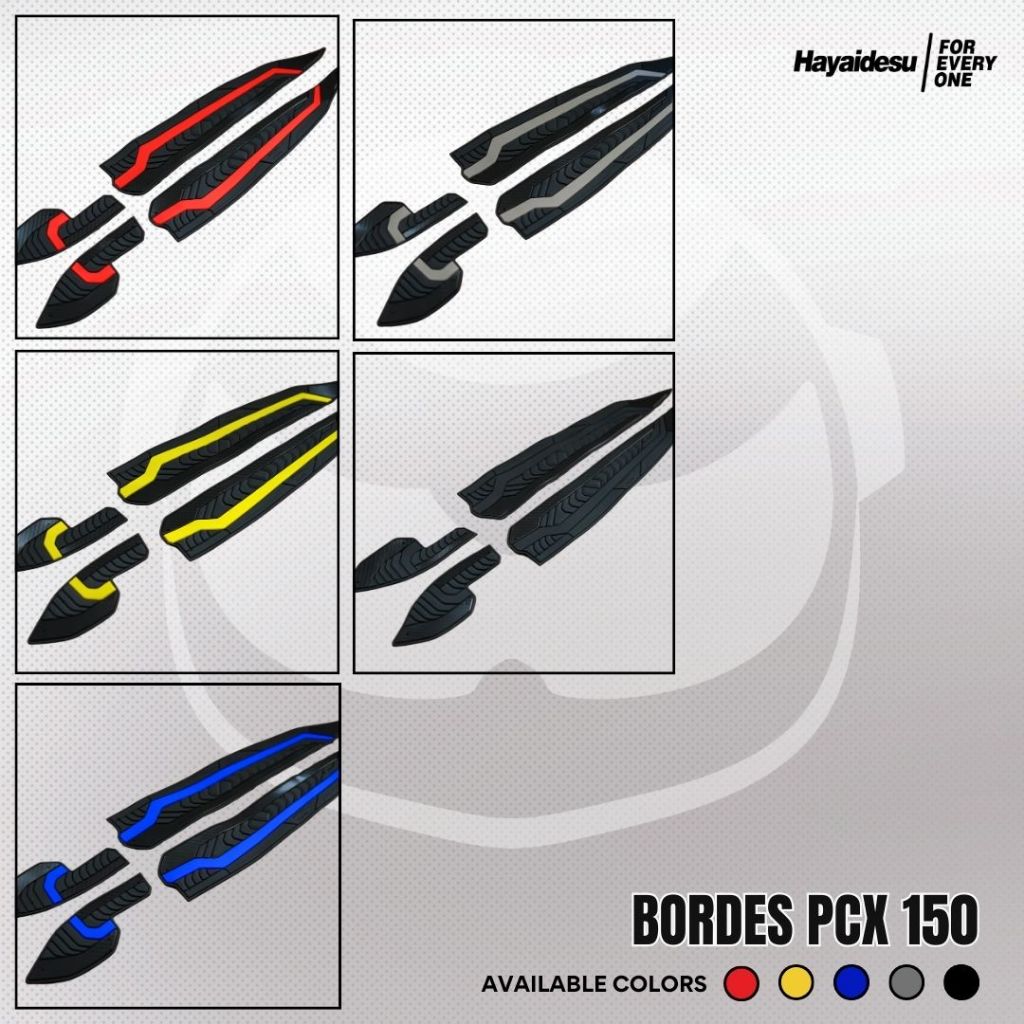 Hayaidesu PCX 150 Step Floor Boardrest Karpet Motor PCX 150 Bordes -  Premium Quality