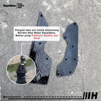 Hayaidesu Floor Step Boardrest Karpet Motor NEW NMAX Bordes -  Premium Quality