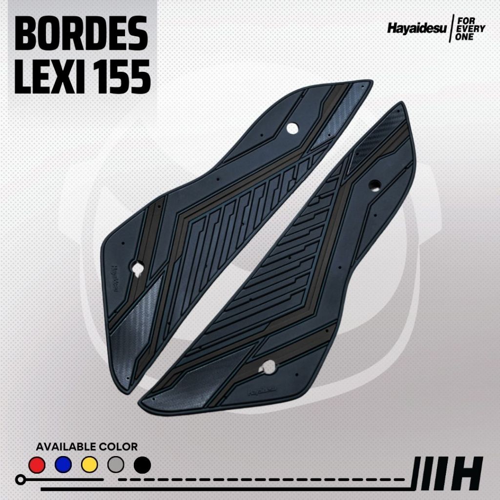Hayaidesu LEXI 155 Floor Step Boardrest Karpet Motor LEXI 155 Bordes - Premium Quality