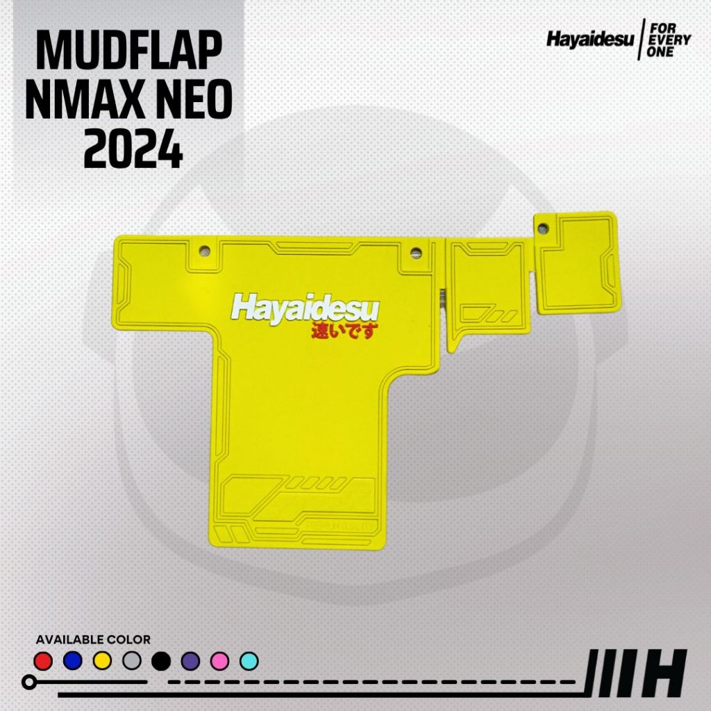 Hayaidesu NMAX NEO Mudflap Penahan Lumpur - PREMIUM