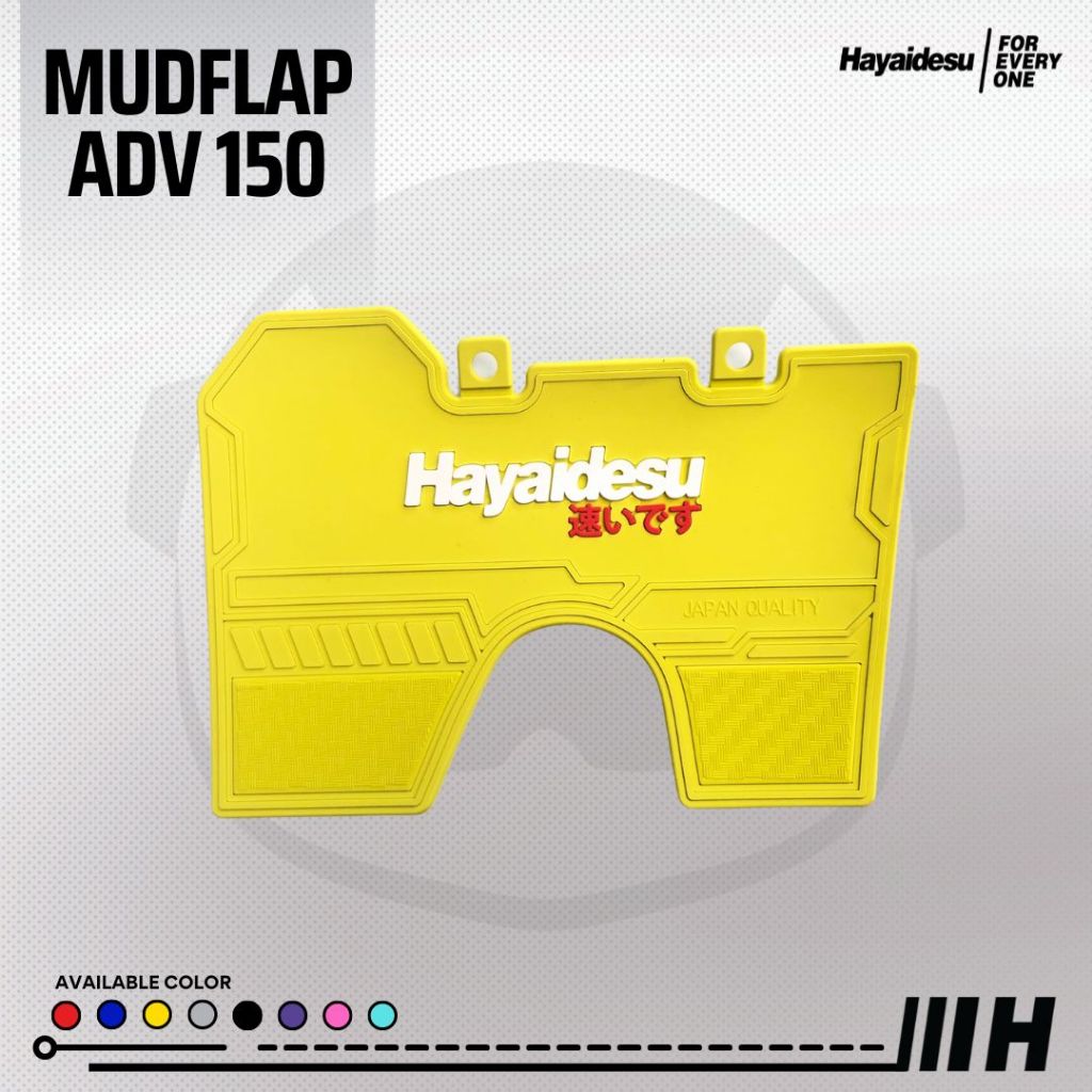 Hayaidesu Honda ADV 150 Mudflap Penahan Lumpur - PREMIUM