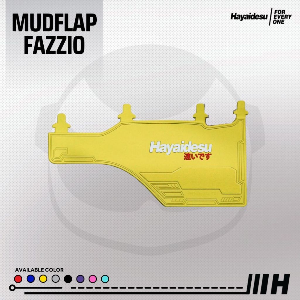 Hayaidesu Mudflap Fazzio & Gear Ultima Penahan Lumpur - Premium Quality