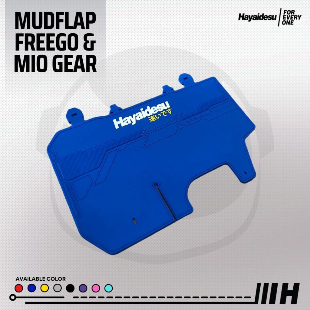 Hayaidesu MudFlap FREEGO / Mio GEAR Penahan Lumpur FREEGO / Mio GEAR Aksesoris Variasi