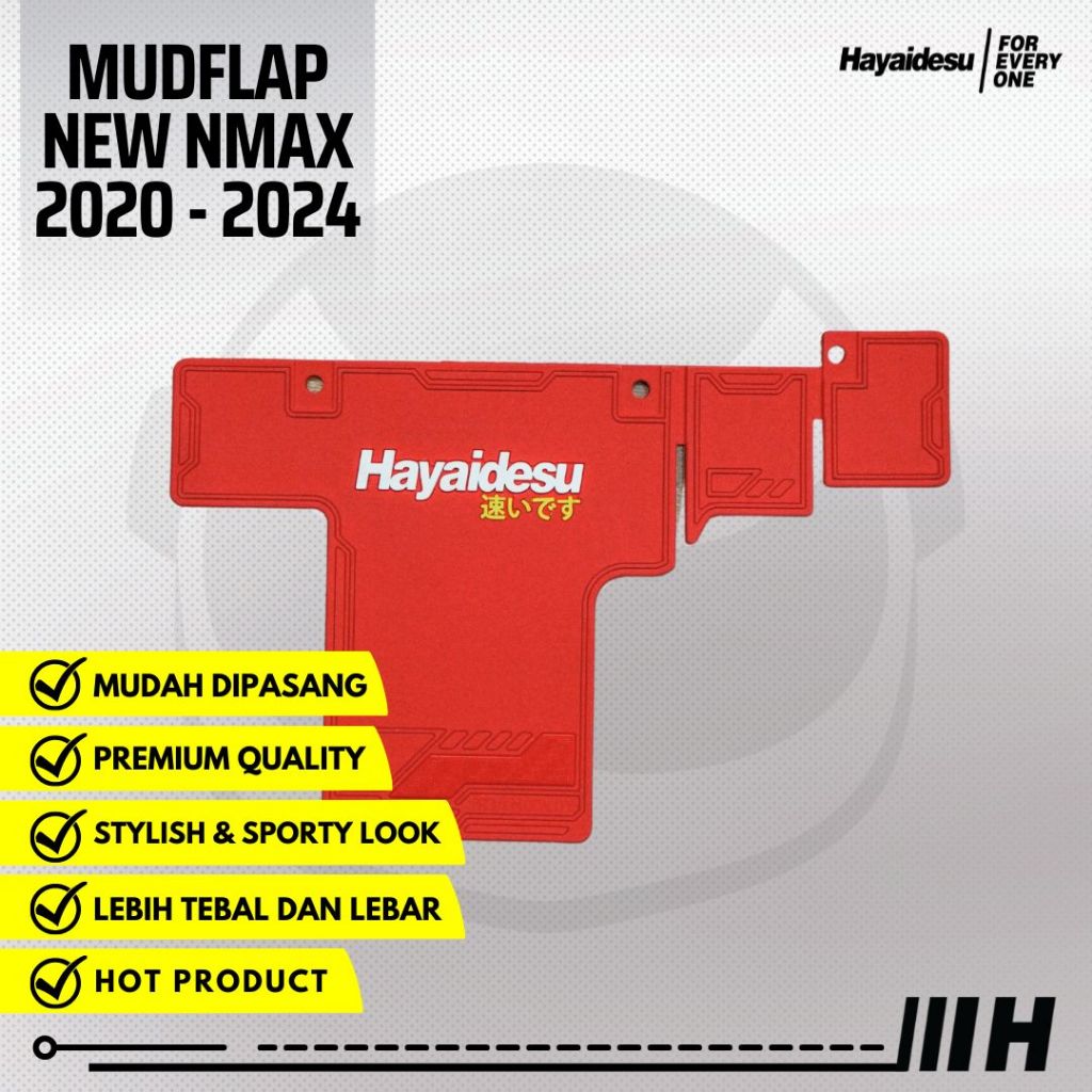 Hayaidesu All New Nmax 2020-2023 Mudflap Penahan Lumpur - PREMIUM