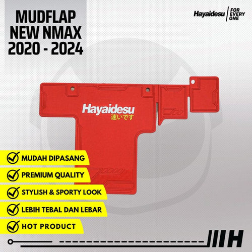 Hayaidesu All New Nmax 2020-2023 Mudflap Penahan Lumpur - PREMIUM