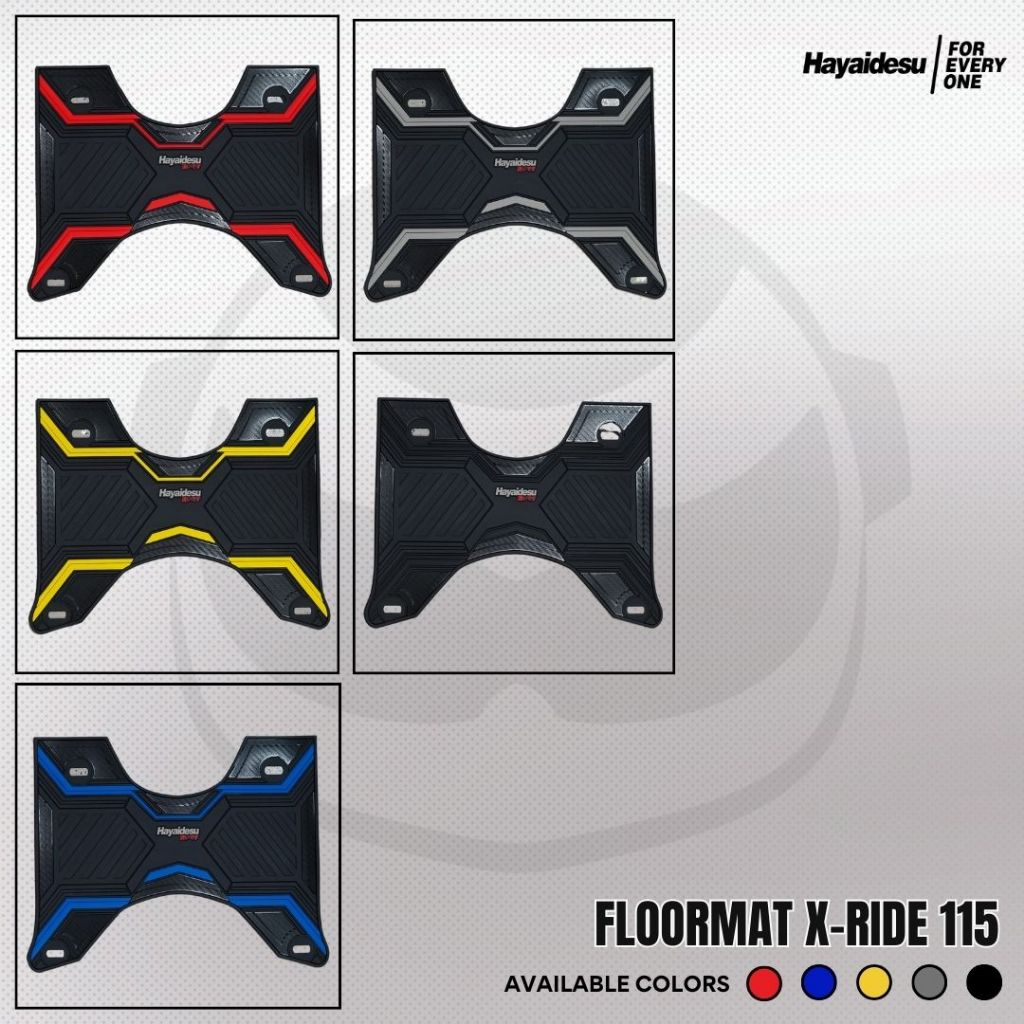 Hayaidesu Karpet Motor Floor Mat X-RIDE 115 - Premium Quality