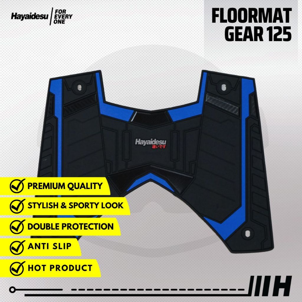 Hayaidesu Karpet Motor Floor Mat Mio Gear 125 - Premium Quality