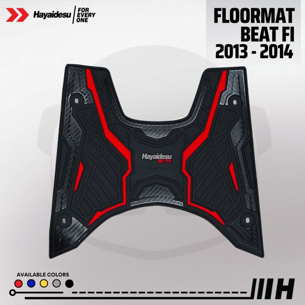 Hayaidesu Karpet Motor Floor Mat Honda Beat FI (2013-2014) - Premium Quality