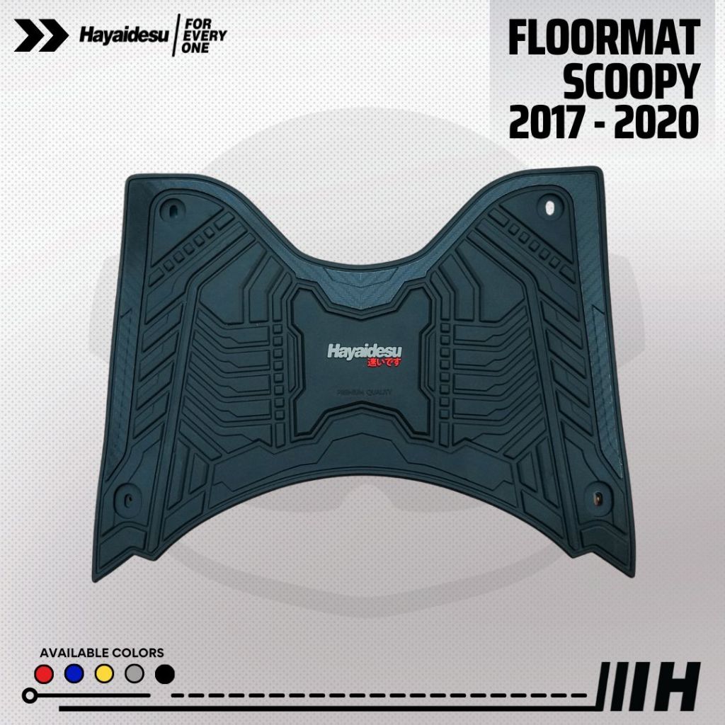 Hayaidesu Honda Scoopy Ring 12 (2017-2020) Karpet Motor Floor Mat - Premium Quality