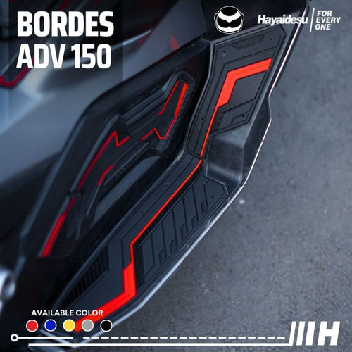 Hayaidesu ADV 150 Step Floor Boardrest Karpet Motor ADV 150 Bordes -  Premium Quality