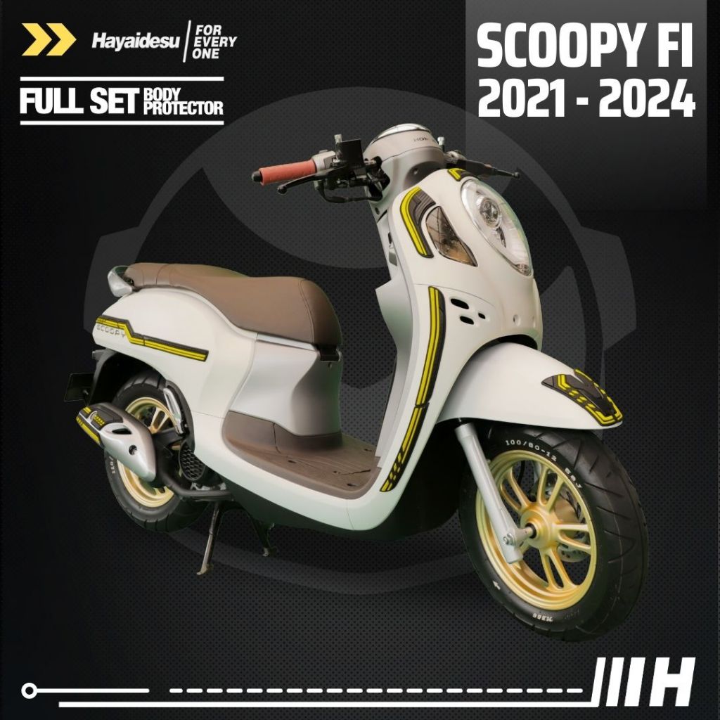 Hayaidesu Body Protector New Scoopy 2021 - 2024 Full Set Cover