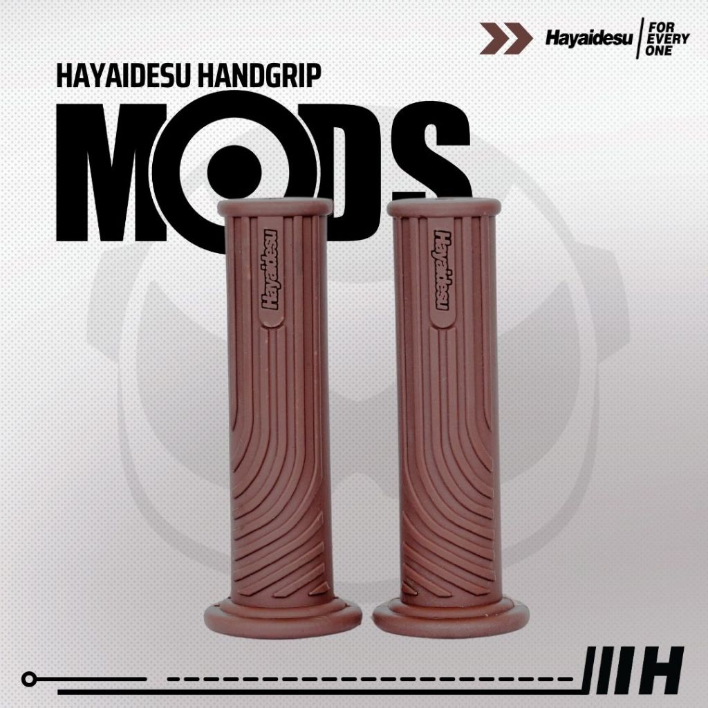 Hayaidesu Handgrip MODS VESPA CLASSIC - Hand Grip Motor Vespa Klasik Vespa Tua (Ujung Tertutup)