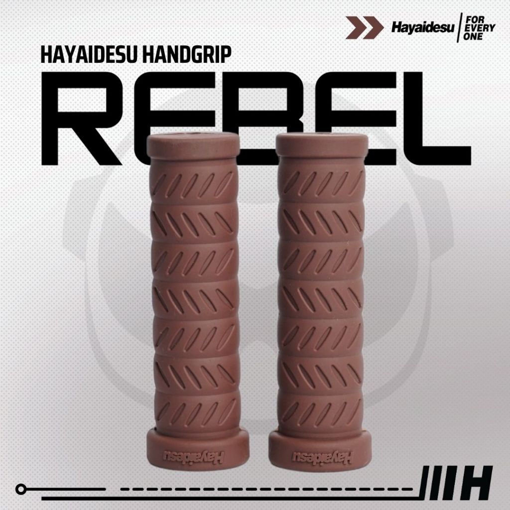 Hayaidesu Handgrip REBEL - Hand Grip Motor Klasik & Custom XSR,W175,Vulcan,Rebel,Enfield,Triumph,Benelli