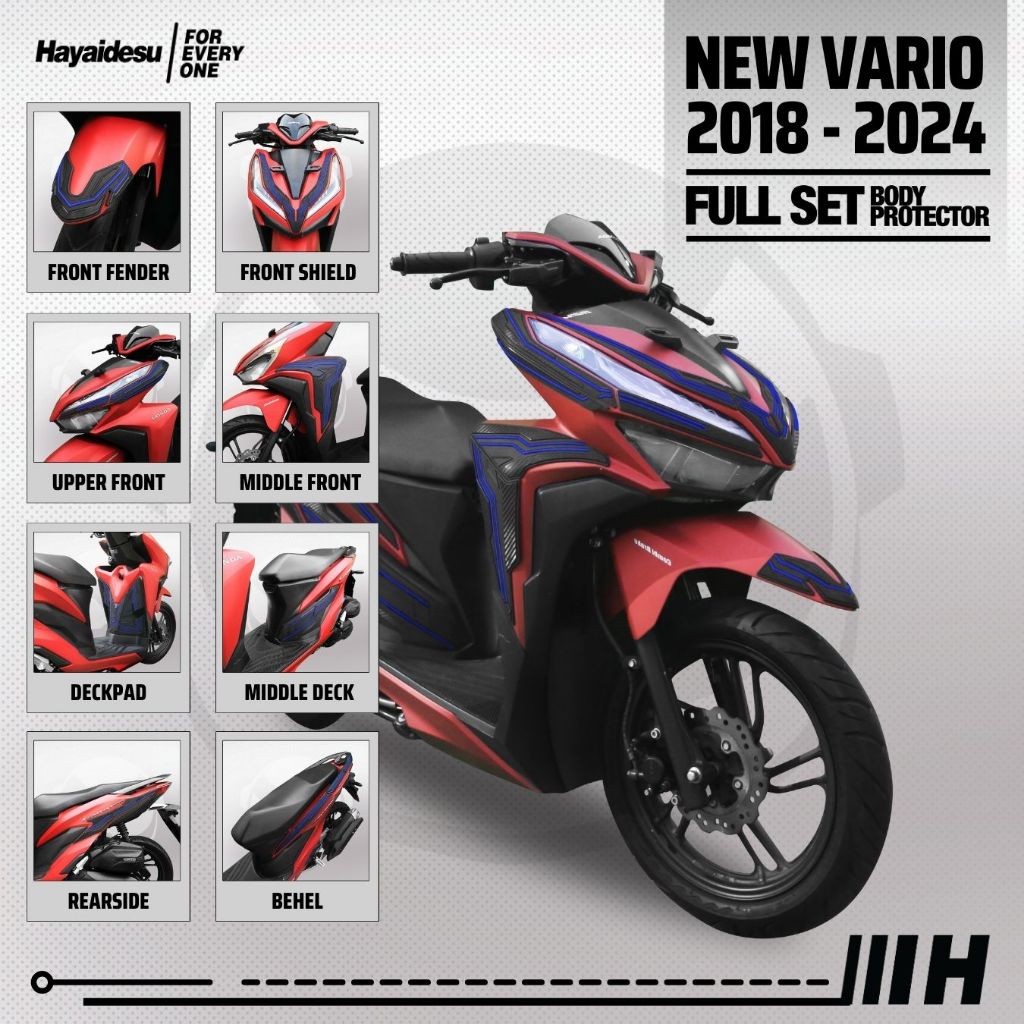 Hayaidesu New Vario Click 2018-2022 Body Protector Full Set Cover