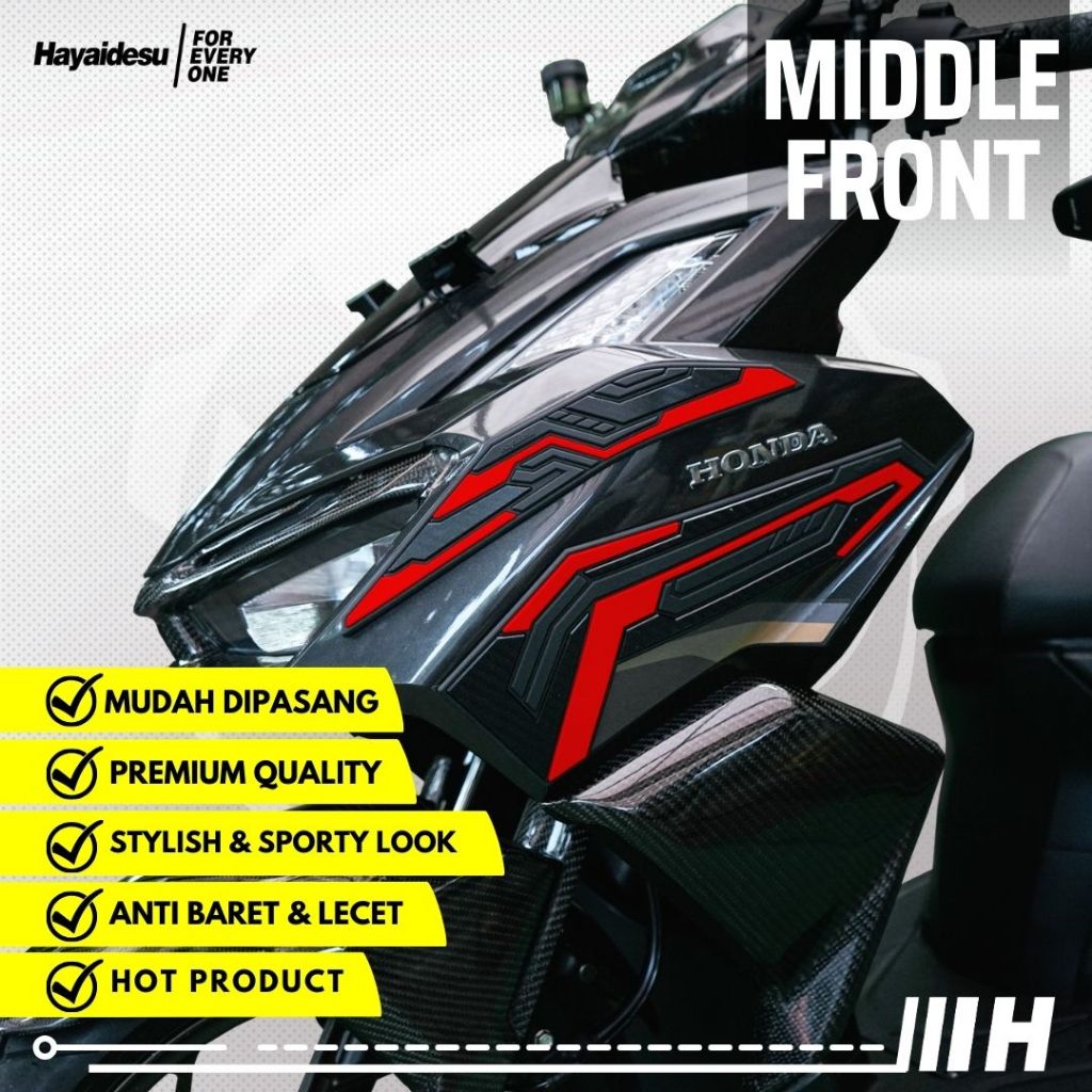 Hayaidesu Vario FI / Click 160  Middle Front Body Protector Cover