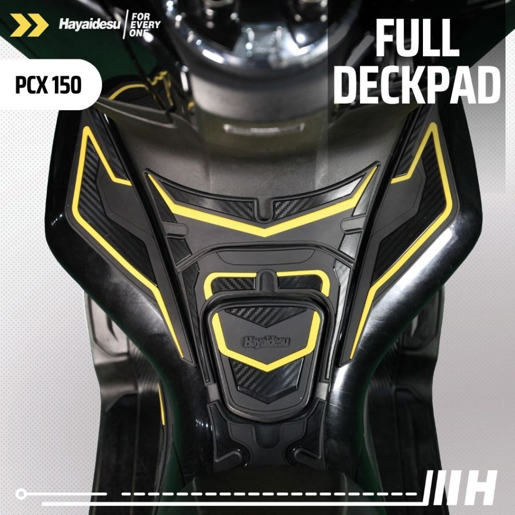 Hayaidesu PCX 150 PAKET Full Deck Pad dan Tank Pad Special Bundle Body Protector