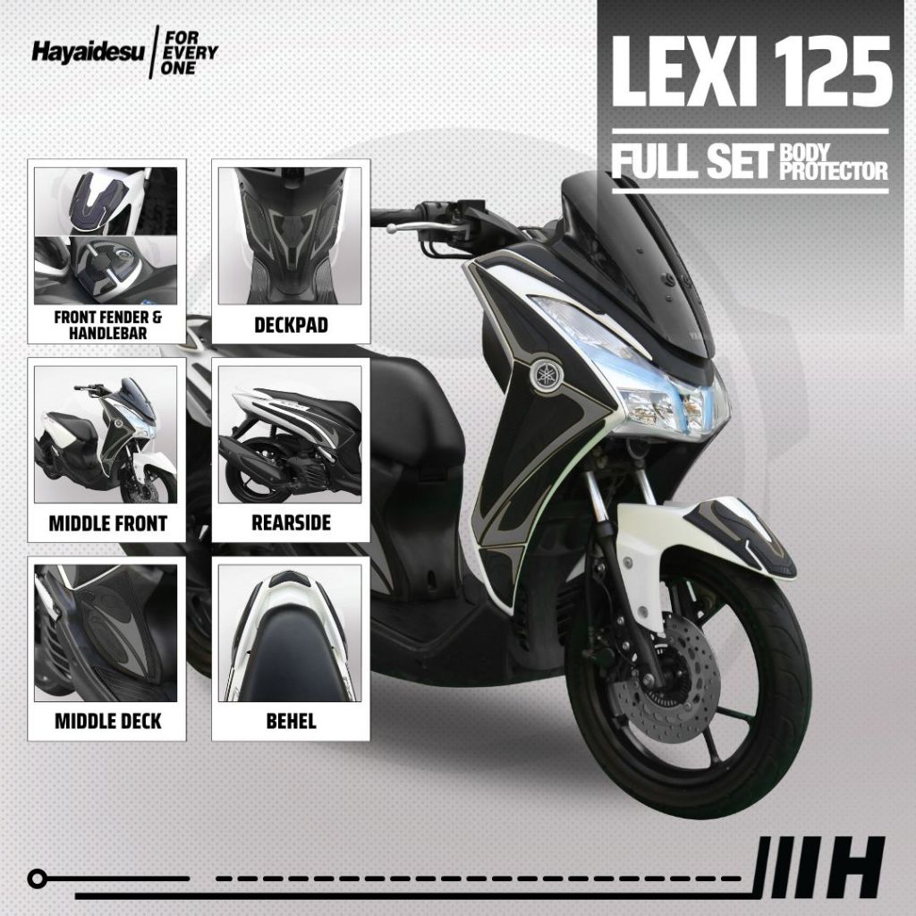 Hayaidesu Body Protector LEXI 125 Full Set Body Cover