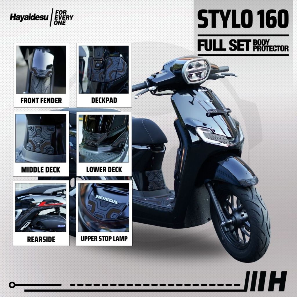 Hayaidesu STYLO 160 Body Protector FULL SETT Cover