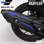 Hayaidesu Vario FI / Click 2015-2017 Body Protector Muffler Knalpot Cover