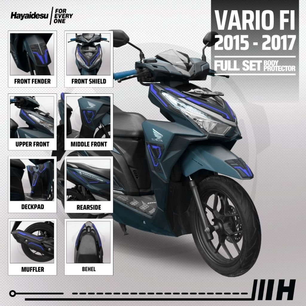Hayaidesu VARIO FI / Click 2015-2017 Body Protector Full Set Cover