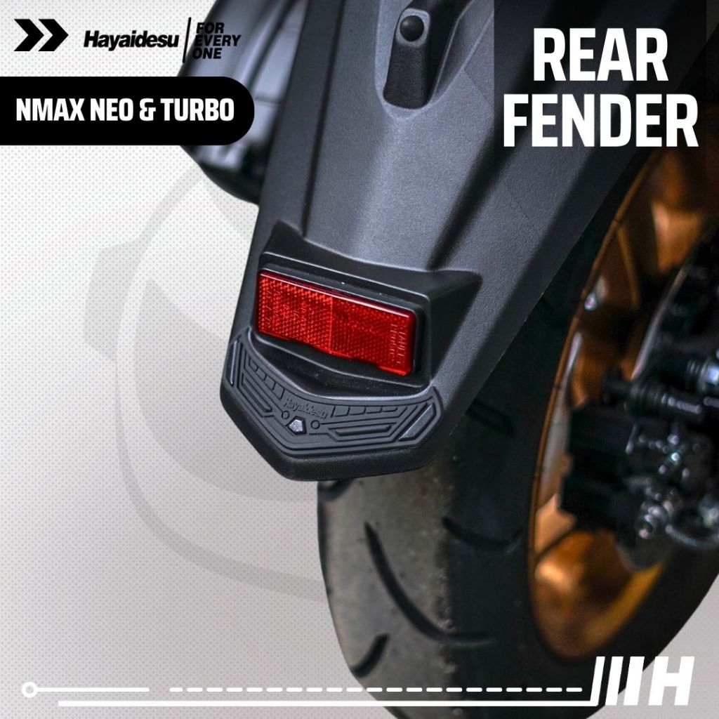 Hayaidesu Yamaha NMAX NEO & TURBO Rear Fender Body Protector Cover