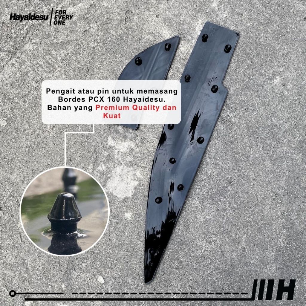 Hayaidesu Floor Step Boardrest Karpet Motor PCX 160 (2021-2024) Bordes -  Premium Quality