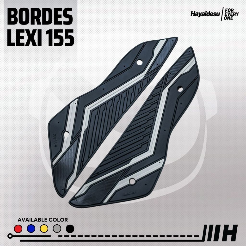 Hayaidesu LEXI 155 Floor Step Boardrest Karpet Motor LEXI 155 Bordes - Premium Quality