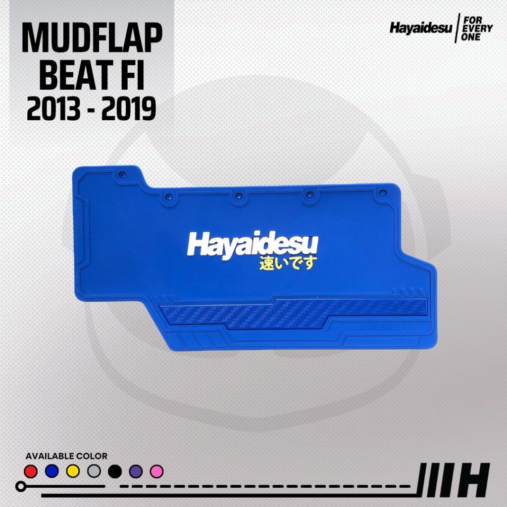 Hayaidesu Mudflap Honda Beat FI 2013-2019 / Vario 110 Fi Penahan Lumpur - PREMIUM