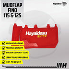 Hayaidesu Mud Flap FINO FI 115 & 125 Aksesoris Variasi Penahan Lumpur