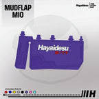 Hayaidesu Mud Flap YAMAHA MIO M3 , MIO J , MIO S , MIO Z , FINO FI , X-RIDE 125 , SOUL GT 125