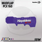 Hayaidesu Mud Flap PCX 160 (2021-2025) Penahan Lumpur Kepet Aksesoris Variasi
