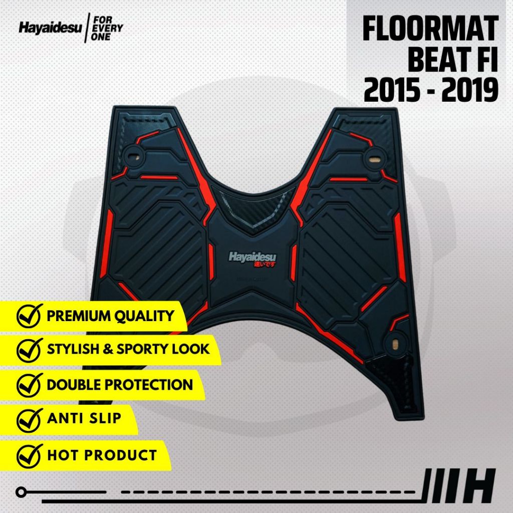 Hayaidesu BEAT 2015-2019 Karpet Motor Floor Mat - Premium Quality