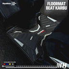 Hayaidesu Honda Beat Karbu Karpet Motor Floor Mat - Premium Quality