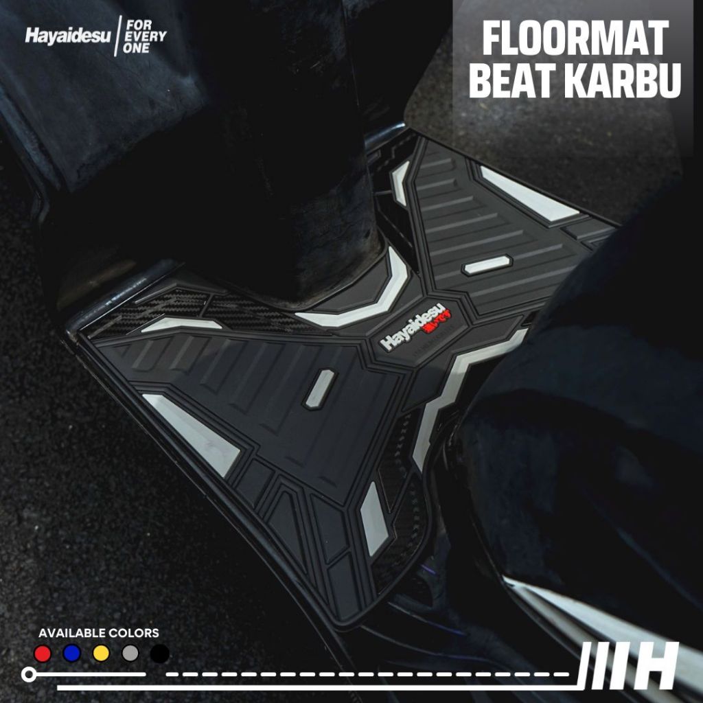 Hayaidesu Honda Beat Karbu Karpet Motor Floor Mat - Premium Quality