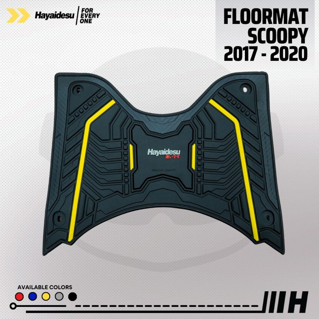 Hayaidesu Honda Scoopy Ring 12 (2017-2020) Karpet Motor Floor Mat - Premium Quality