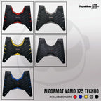 Hayaidesu Floor Mat Honda VARIO 125 Techno/KZR (2012-2014) Karpet Motor - Premium Quality