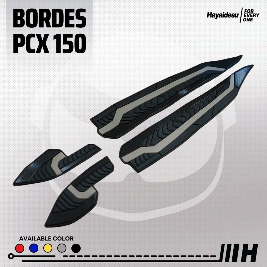 Hayaidesu PCX 150 Step Floor Boardrest Karpet Motor PCX 150 Bordes -  Premium Quality