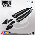 Hayaidesu PCX 150 Step Floor Boardrest Karpet Motor PCX 150 Bordes -  Premium Quality